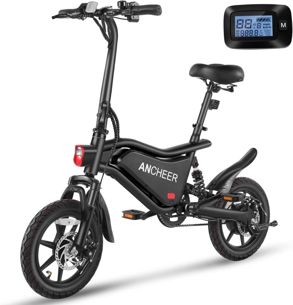 ANCHEER Mini Folding Electric Bike