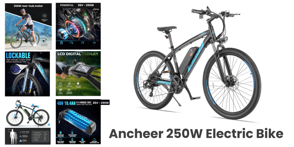 250W Ancheer electric bike Review